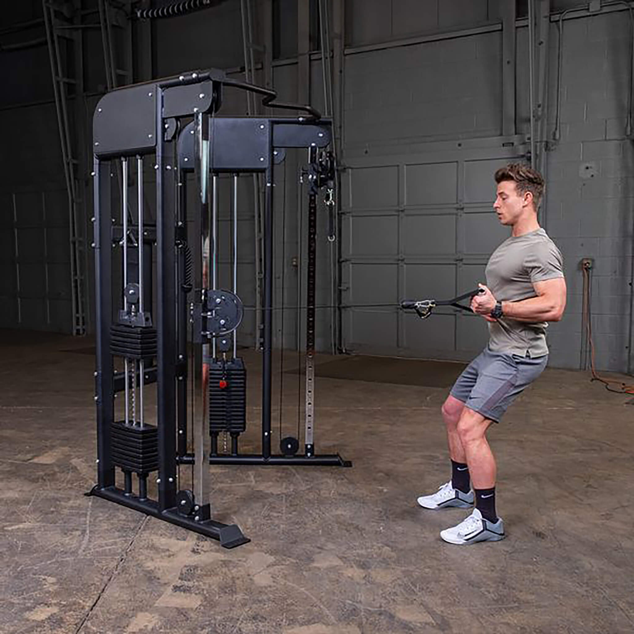 Body Solid GFT100 Functional Trainer Cable Machine Functional Trainer Body-Solid