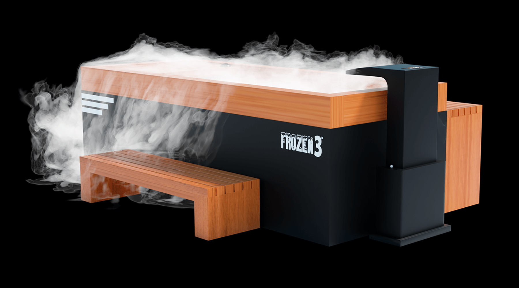 Medical Breakthrough Frozen 3 Cold Plunge Indoor/Outdoor Tub with Essential Oil Infuser and Steam Generator Cold Plunge Tubs Medical Breakthrough   