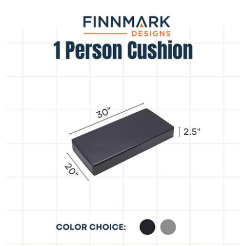 Finnmark 1-Person Seat Cushion Finnmark Sauna