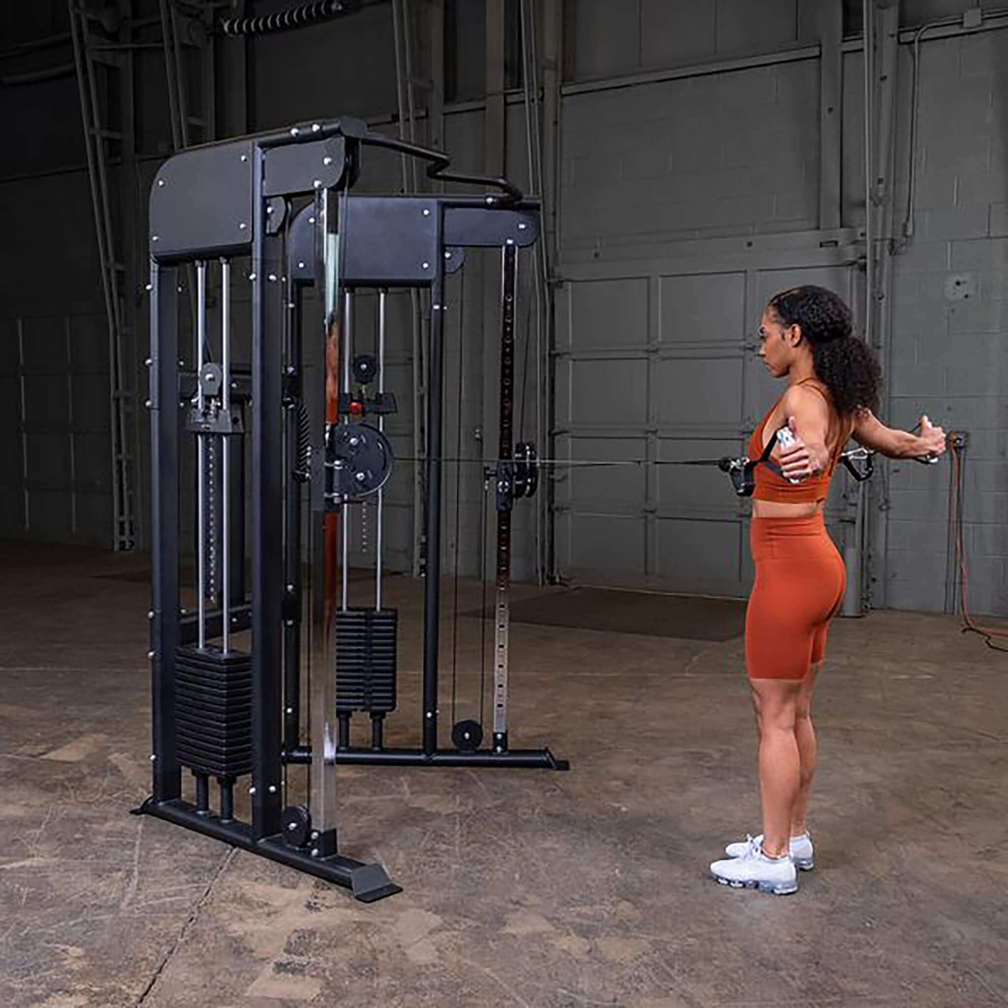 Body Solid GFT100 Functional Trainer Cable Machine Functional Trainer Body-Solid