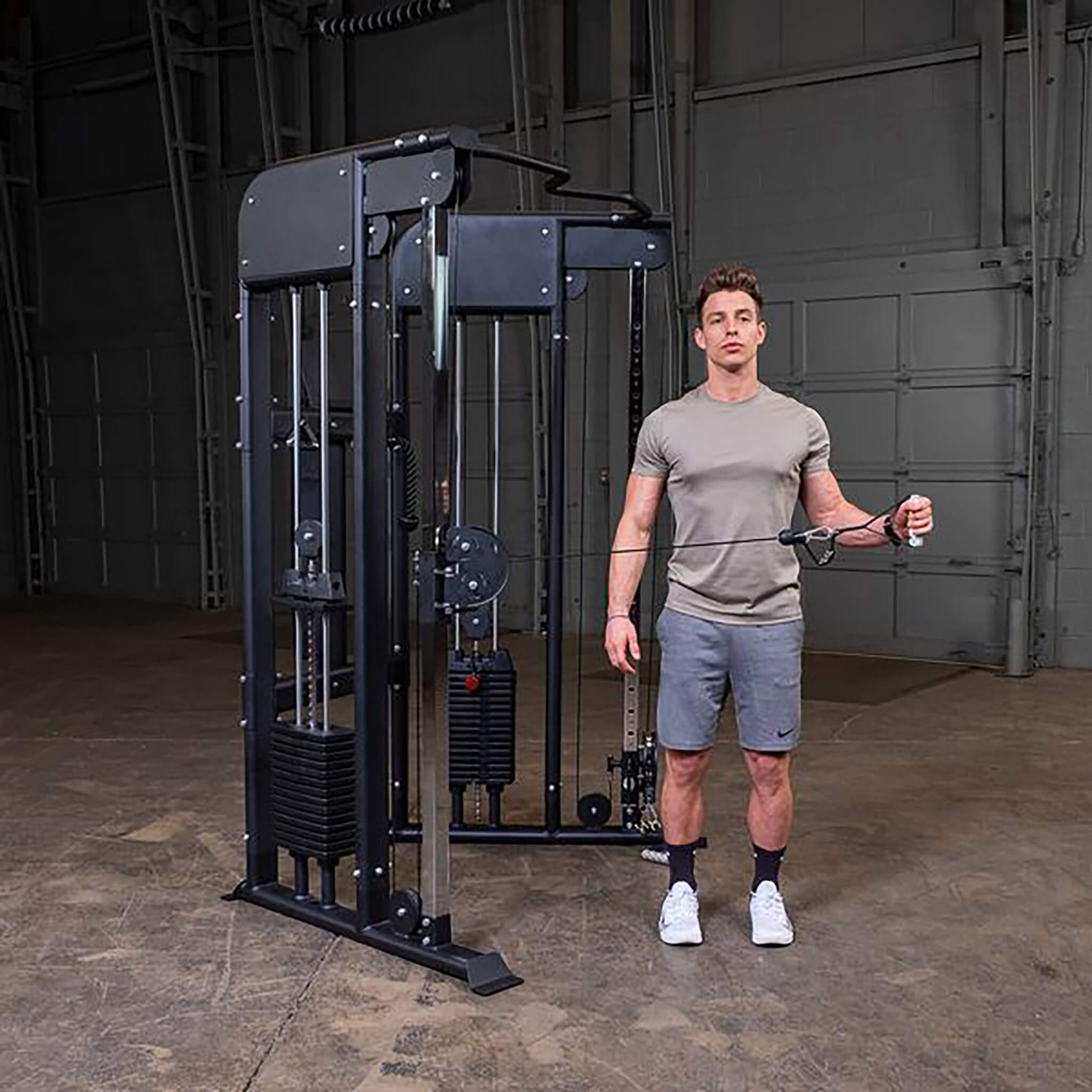 Body Solid GFT100 Functional Trainer Cable Machine Functional Trainer Body-Solid