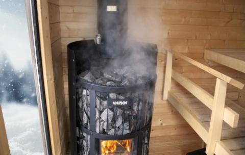 Harvia GreenFlame Series 15.9kW Wood Sauna Stove Harvia