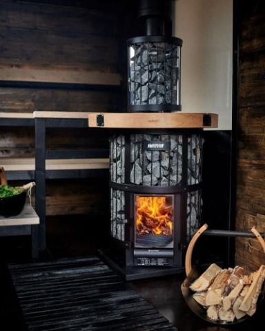 Harvia GreenFlame Series 15.9kW Wood Sauna Stove