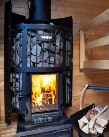 Harvia GreenFlame Series 15.9kW Wood Sauna Stove