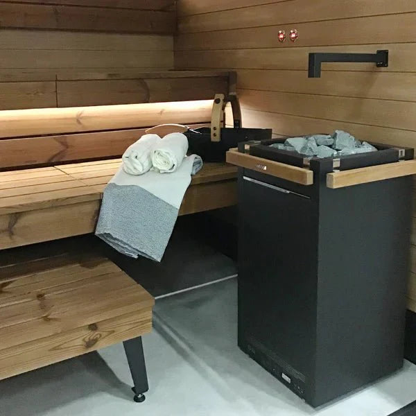 Harvia Virta HL110E 10.5 Kw Electric Sauna Heater Package (Xenio CX45 WiFi Control + Stones) Harvia