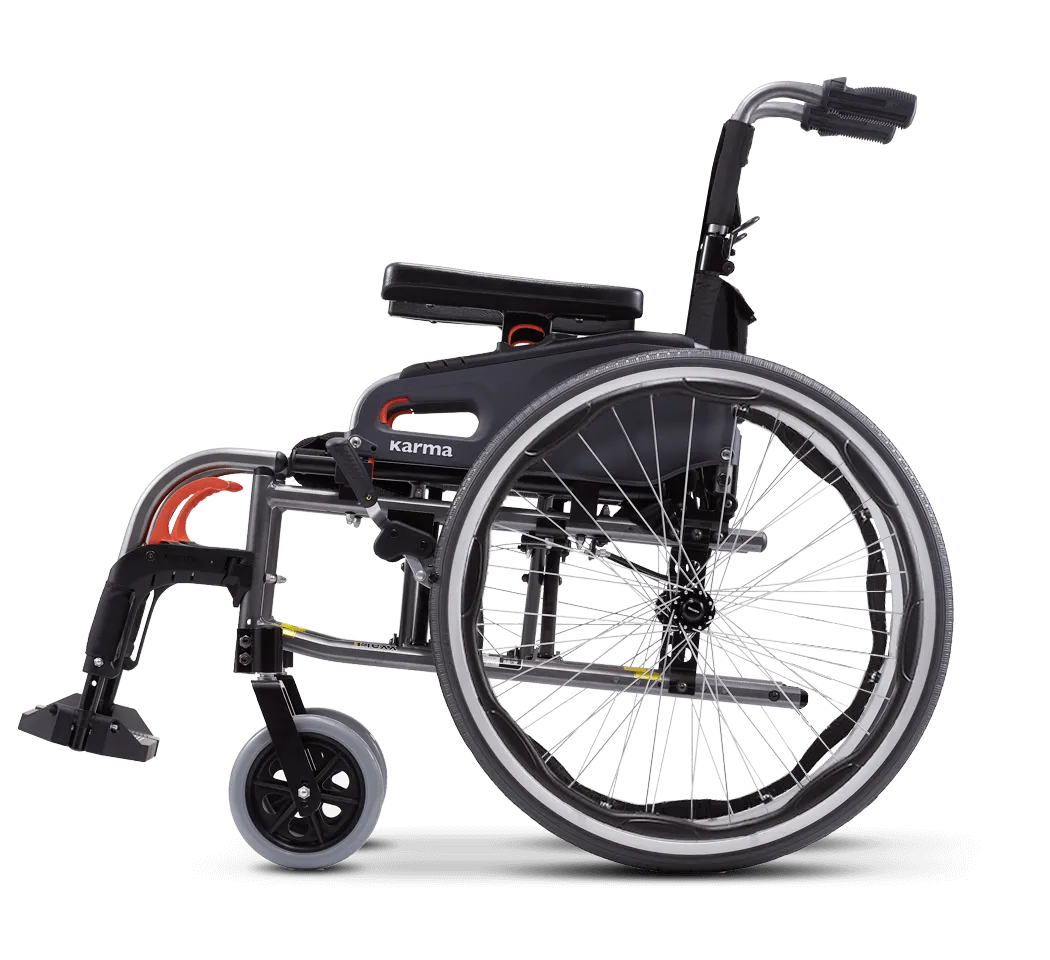 Karman Flexx Ultra Lightweight Wheelchair with Quick Release Wheels Ergonomic Wheelchairs Karman Healthcare   