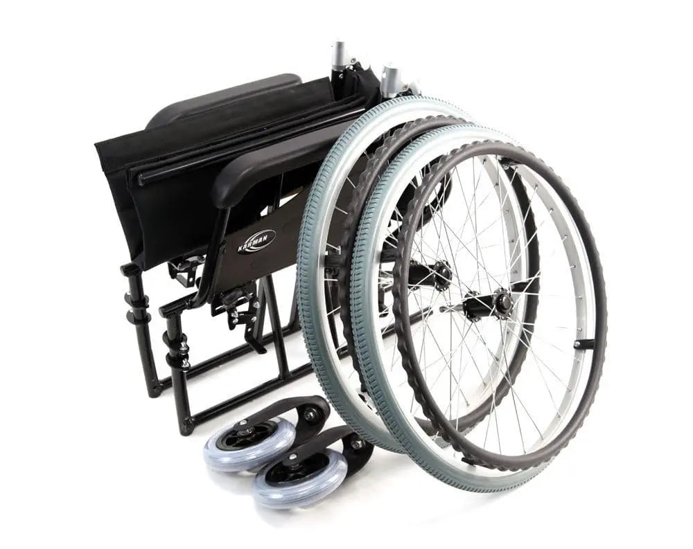Karman LT-990 Ultra Lightweight Wheelchair with Quick Release Axles Standard Wheelchairs Karman Healthcare   
