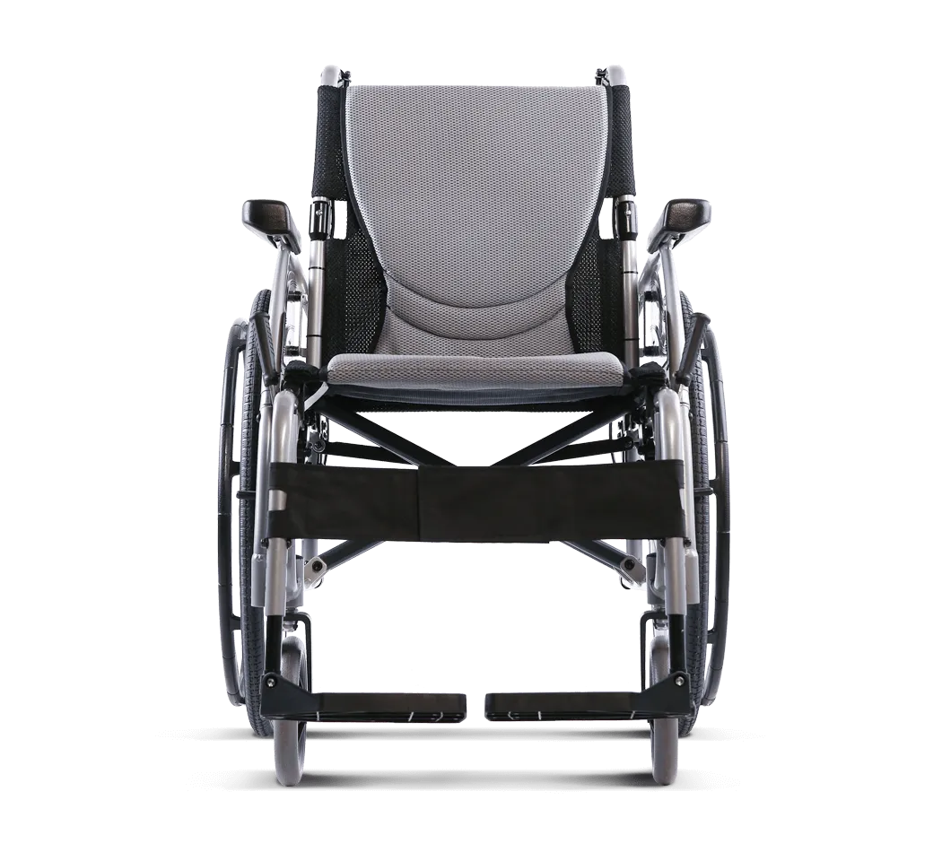 Karman S-Ergo 125 Ergonomic Wheelchair with Flip-Back Armrest and Swing Away Footrest Ergonomic Wheelchairs Karman Healthcare   