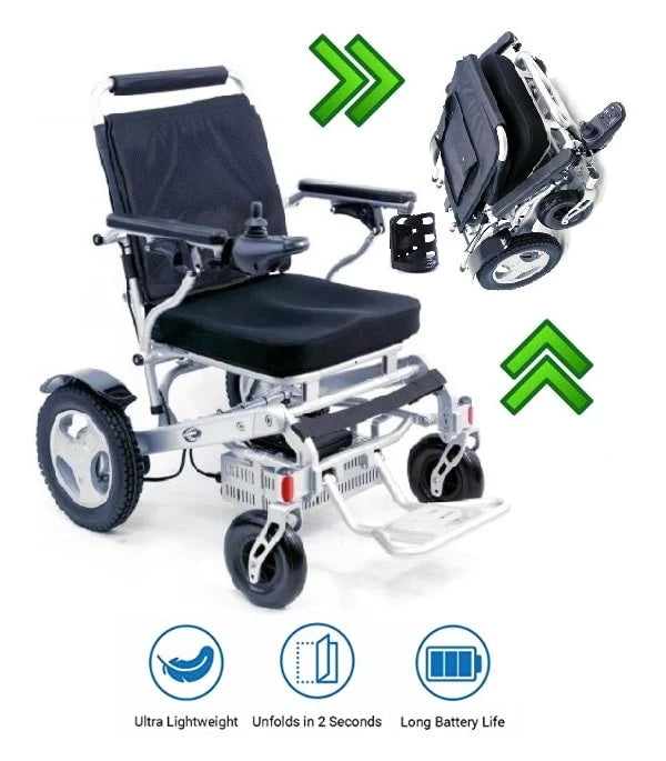 Karman PW-F500 Tranzit Foldable Lightweight Power Wheelchair Power wheelchairs Karman Healthcare   