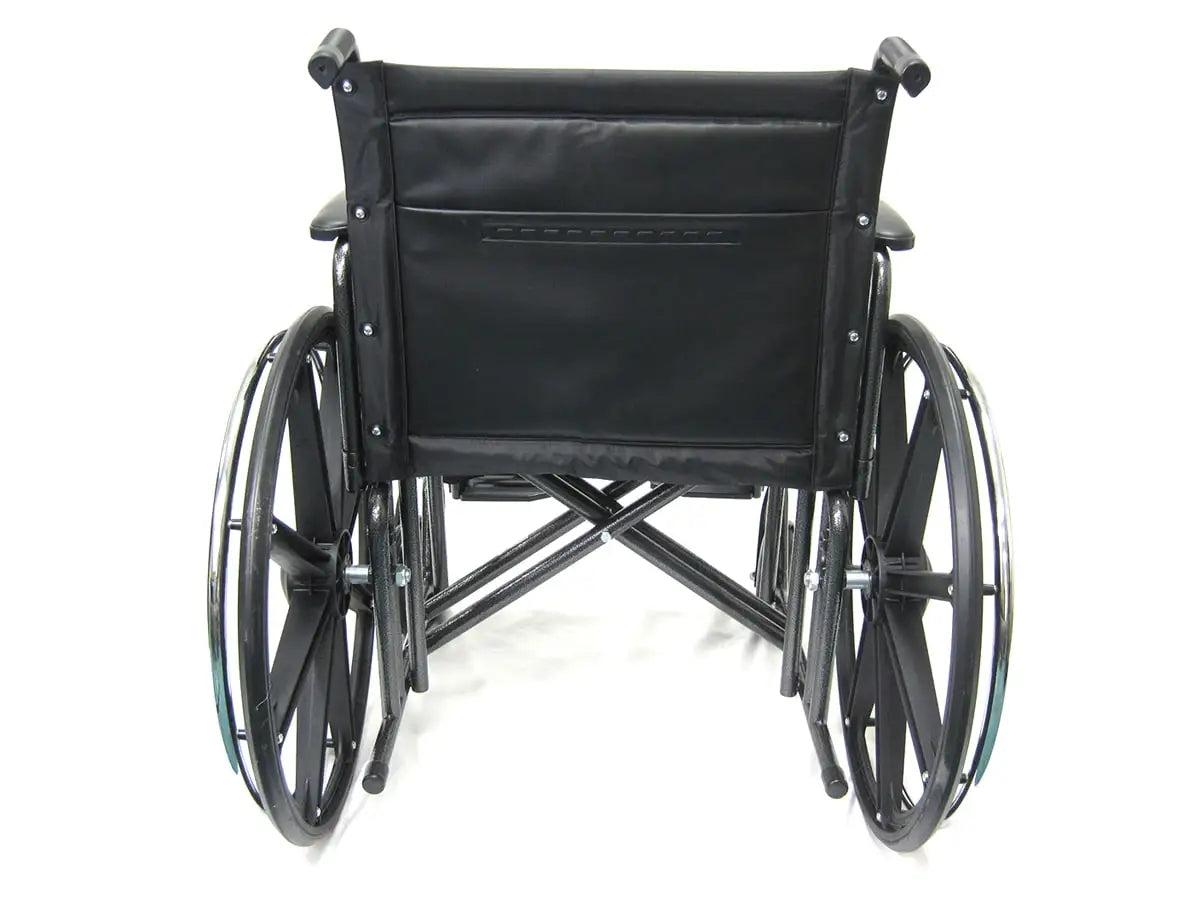 Karman KN-922 22" Seat Heavy Duty Wheelchair with Removable Armrest and Adjustable Seat Height Bariatric Wheelchairs Karman Healthcare   