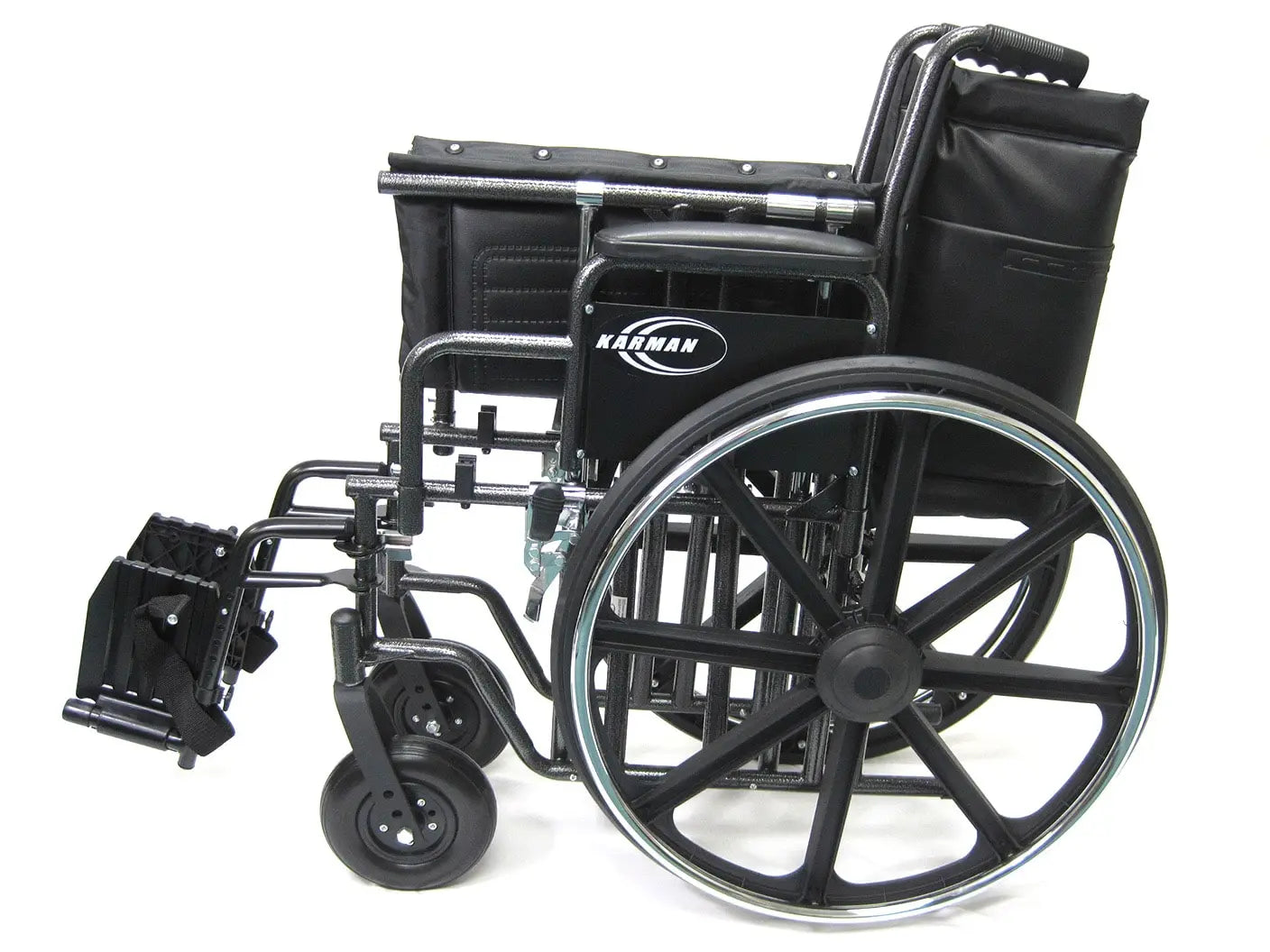 Karman KN-924, KN-926, KN-928 Heavy Duty Wheelchair with Removable Armrest and Adjustable Seat Height Bariatric Wheelchairs Karman Healthcare   