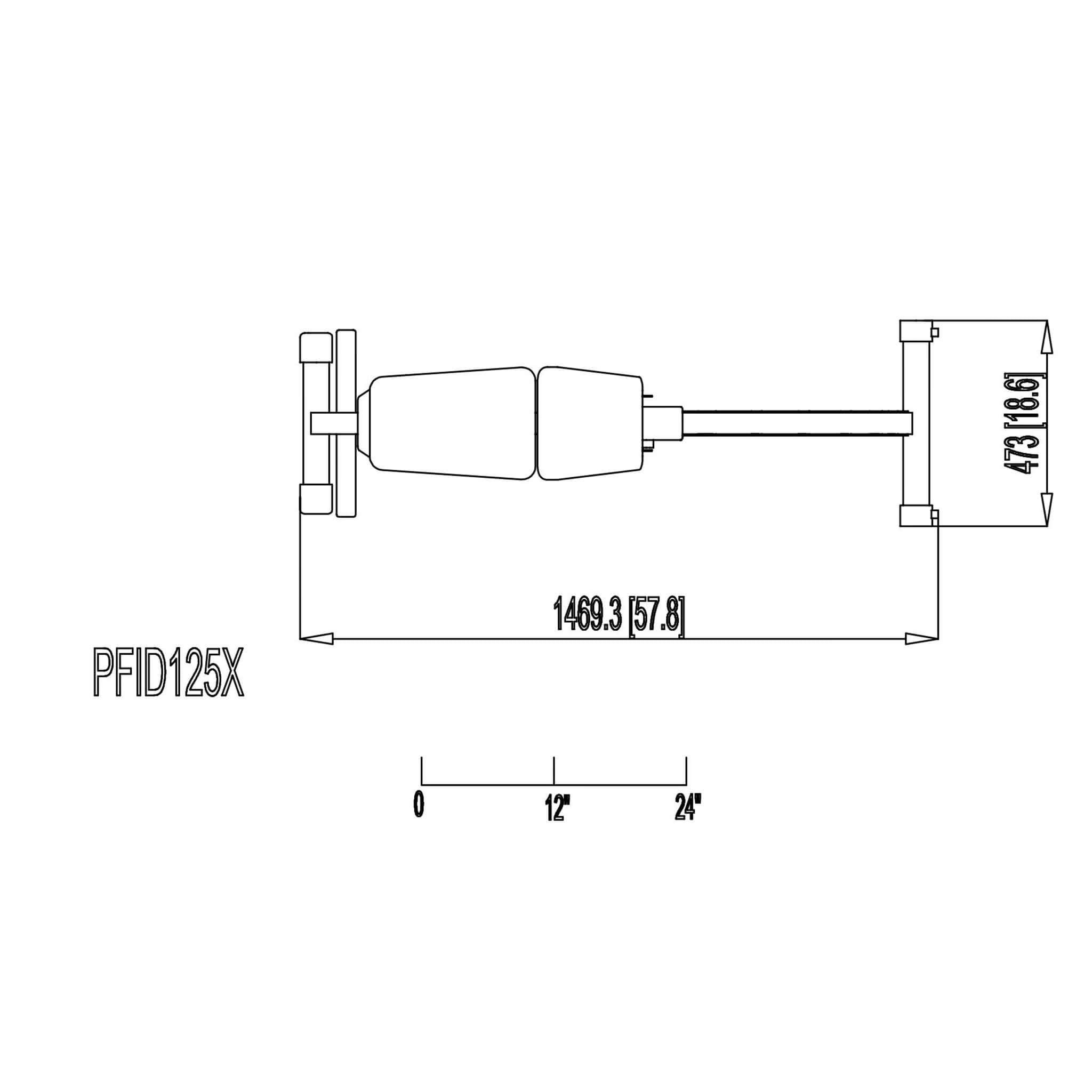 Body Solid Powerline PFID125X Folding FID Bench Adjustable Bench Body-Solid