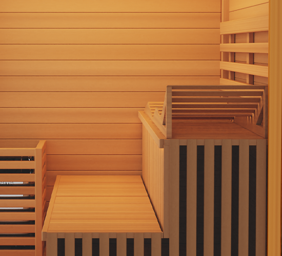 Medical Breakthrough Traditional 5 Infrared 2-Person Sauna Outdoor Sauna Medical Breakthrough   