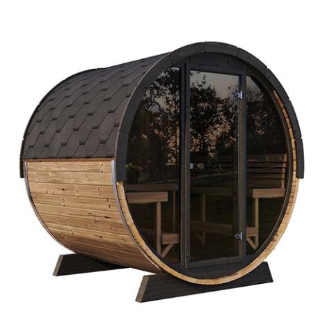 SaunaLife Model EE8G Sauna Barrel (6 Person Sauna) SaunaLife