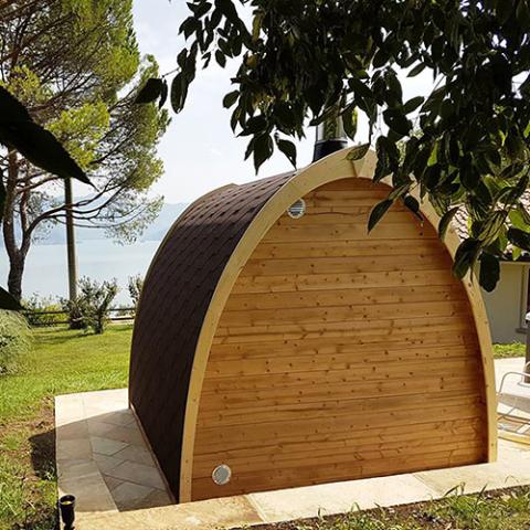 SaunaLife Model G3 Outdoor Home Sauna Kit (4 Person Sauna) SaunaLife