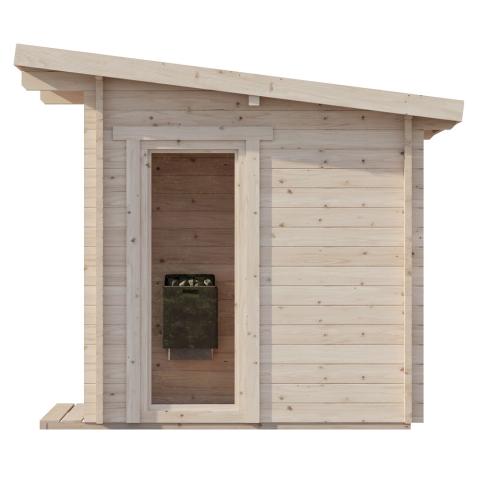 SaunaLife Model G4 Outdoor Home Sauna Kit (6 Person Sauna) SaunaLife