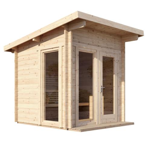 SaunaLife Model G4 Outdoor Home Sauna Kit (6 Person Sauna) SaunaLife Default Title