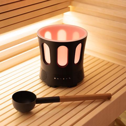 SaunaLife SaunaZone Bluetooth Speaker, Sauna Bucket, with Lights SaunaLife Default Title