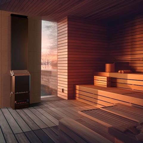 Saunum AIR 5 CSB WiFi Sauna Heater Package Saunum