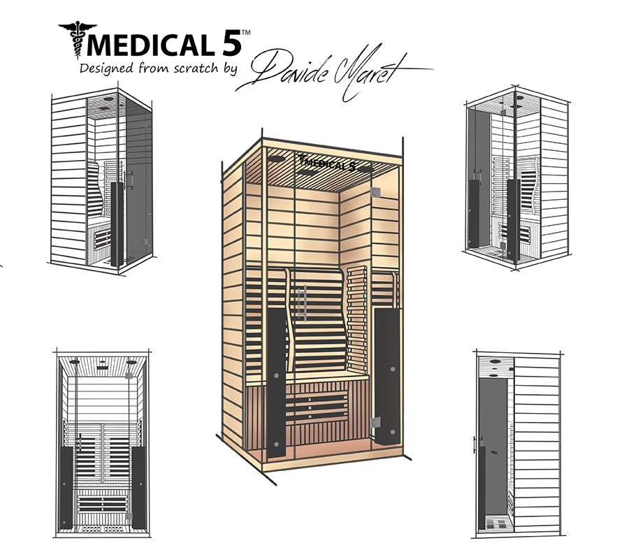 Medical Breakthrough Medical 5 Ultra Full Spectrum Infrared 1-Person Sauna INFRARED SAUNA Medical Breakthrough   