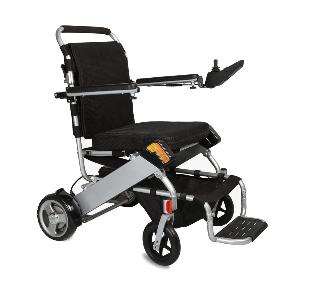 Karman PW-F500 Tranzit Foldable Lightweight Power Wheelchair Power wheelchairs Karman Healthcare Silver  