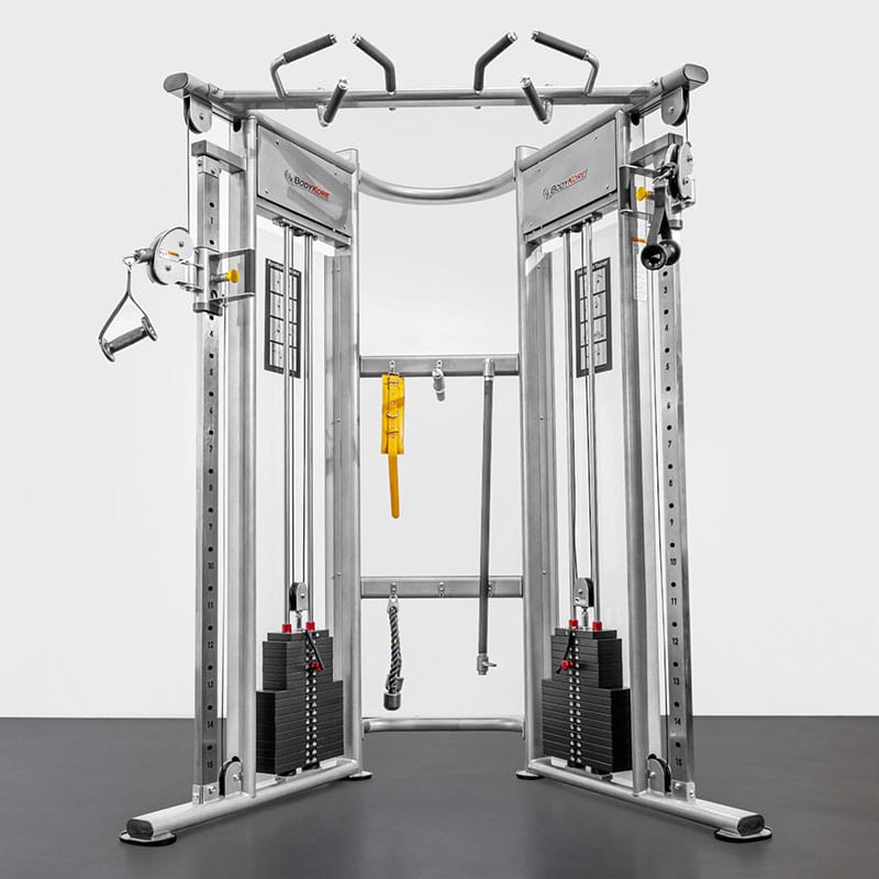 BodyKore Functional Trainer Dual Adjustable Pulley System MX1161 Functional Trainer BodyKore Silver  