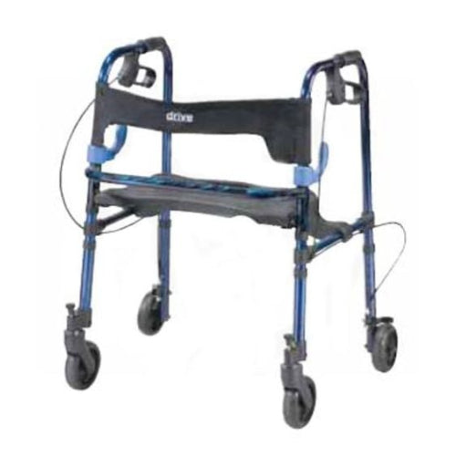 Drive Medical Clever-Lite Folding Rollator Adult with 8 Casters  Drive Medical   