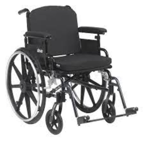 Drive Medical Wheelchair Back Cushion Adjustable Tension-Fits 16-21 wide WheelChairs, 2 Pack  Drive Medical   