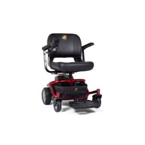 Drive Medical LiteRider Portable Travel Power WheelChair with Red Rear Wheel Drive  Drive Medical   