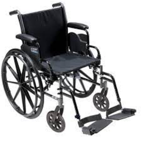 Drive Medical K3 Wheelchair Light Weight 16 with Detachable full arms & Swing away Footrests Cruiser III  Drive Medical   