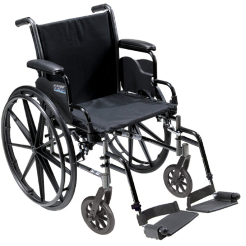 Drive Medical K3 Wheelchair Light Weight 18 with Adjustable and Detachable Desk Arms & Elevating Legrests Cruiser III  Drive Medical Default Title  