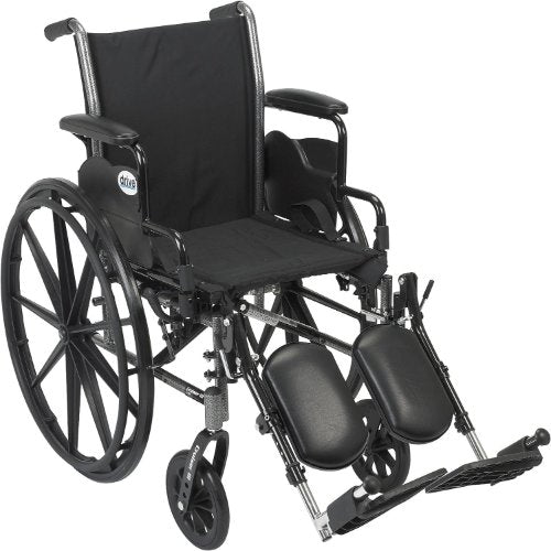 Drive Medical K3 Wheelchair Light Weight with Detachable Desk Arms And Elevating Leg rests Cruiser III  Drive Medical Default Title  