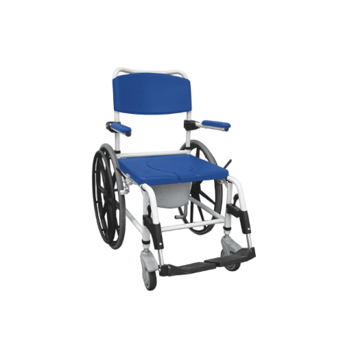 Drive Medical Shower / Commode Rehab Chair Aluminum  w/Locking Rear Cstrs Shower Chair Drive Medical Default Title  