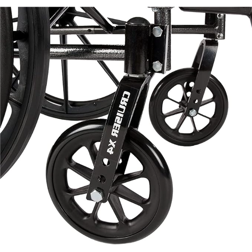 Drive Medical Wheelchair 16 Dual Axle Detachable Full Arms ELR's Walker Accessories Drive Medical   