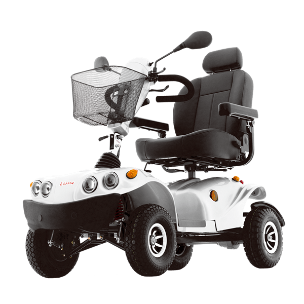 FreeRider FR GDX All-Terrain Mobility Scooter Mobility Scooters FreeRider USA Silver 79ah Battery 