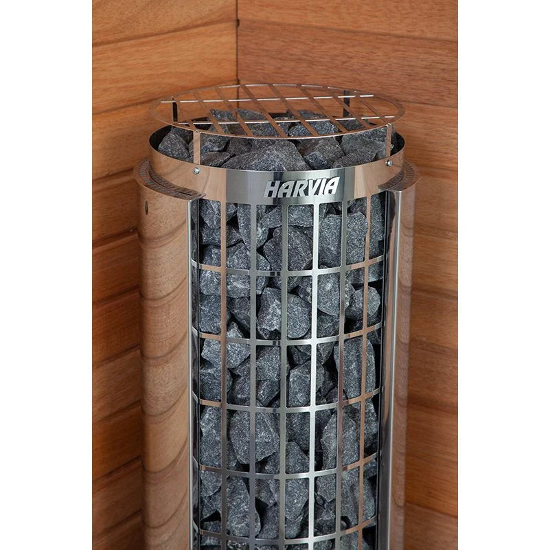 Harvia Cilindro E Half Series Sauna Heaters - 6kW, 8kW, 9kW, 10.5kW  Harvia Harvia Cilindro PC80E - 8 KW  