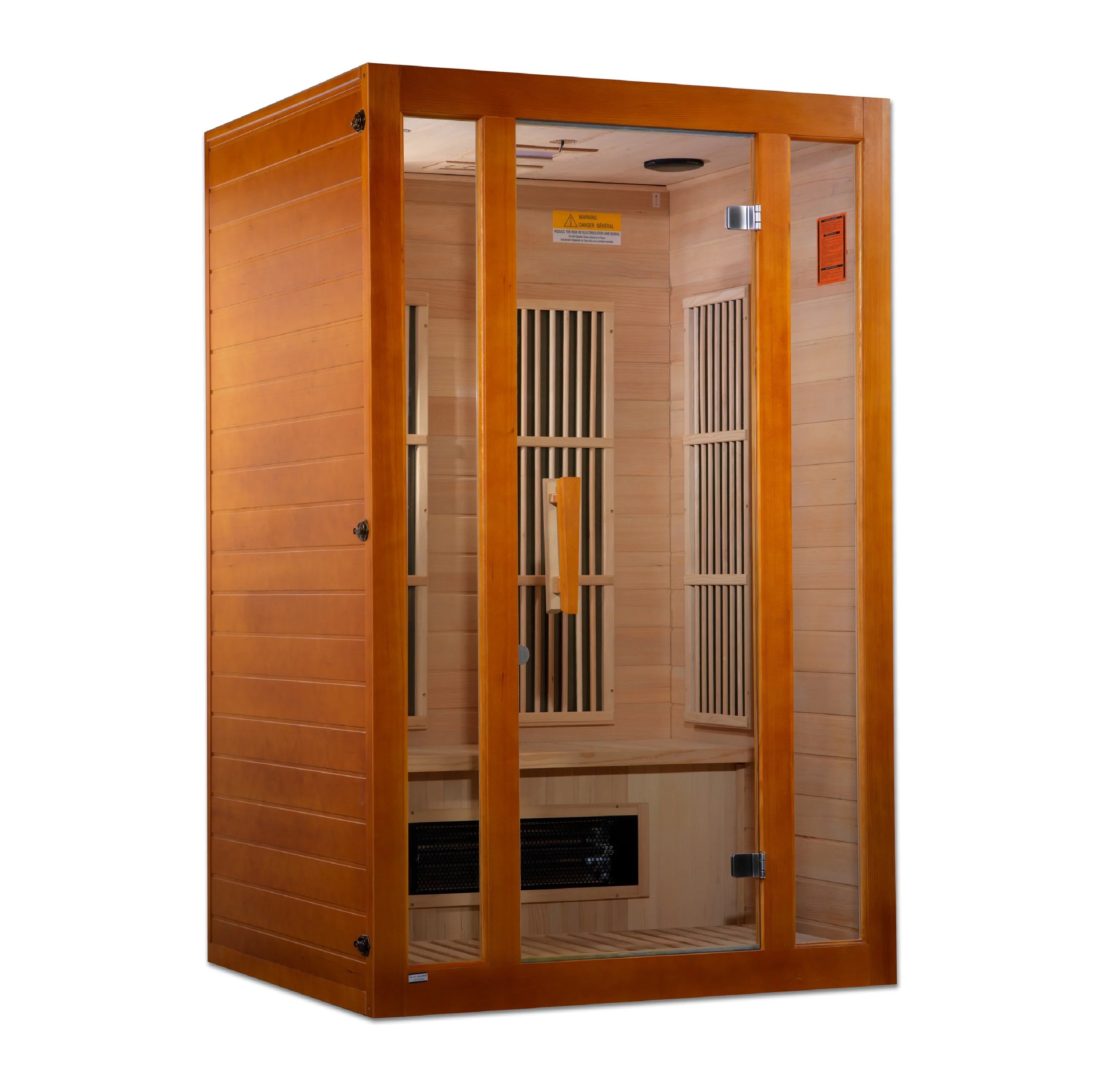 Maxxus Dual Tech 2 person Low EMF FAR Infrared Sauna (Canadian Hemlock) INFRARED SAUNA Maxxus Saunas   