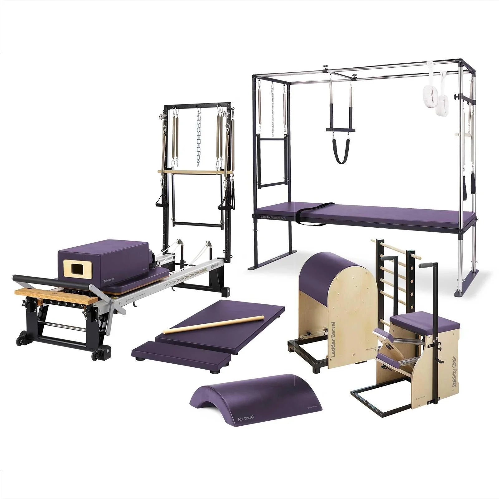 Merrithew™ Pilates Enhanced One-On-One Studio Bundle Pilates Bundle Merrithew Purple Impulse  