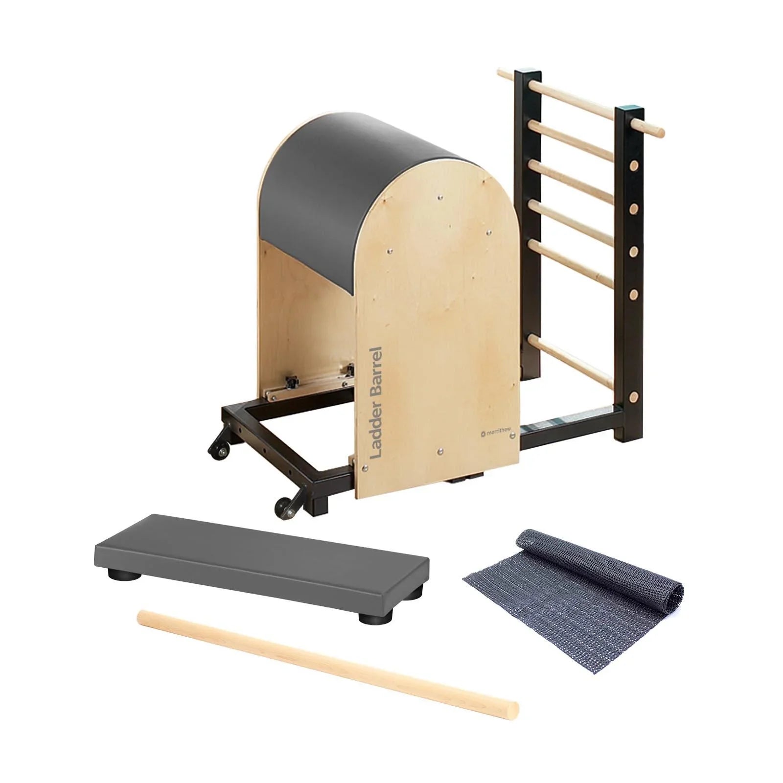 Merrithew™ Pilates Ladder Barrel Bundle Ladder Barrel Merrithew Gunmetal Gray  