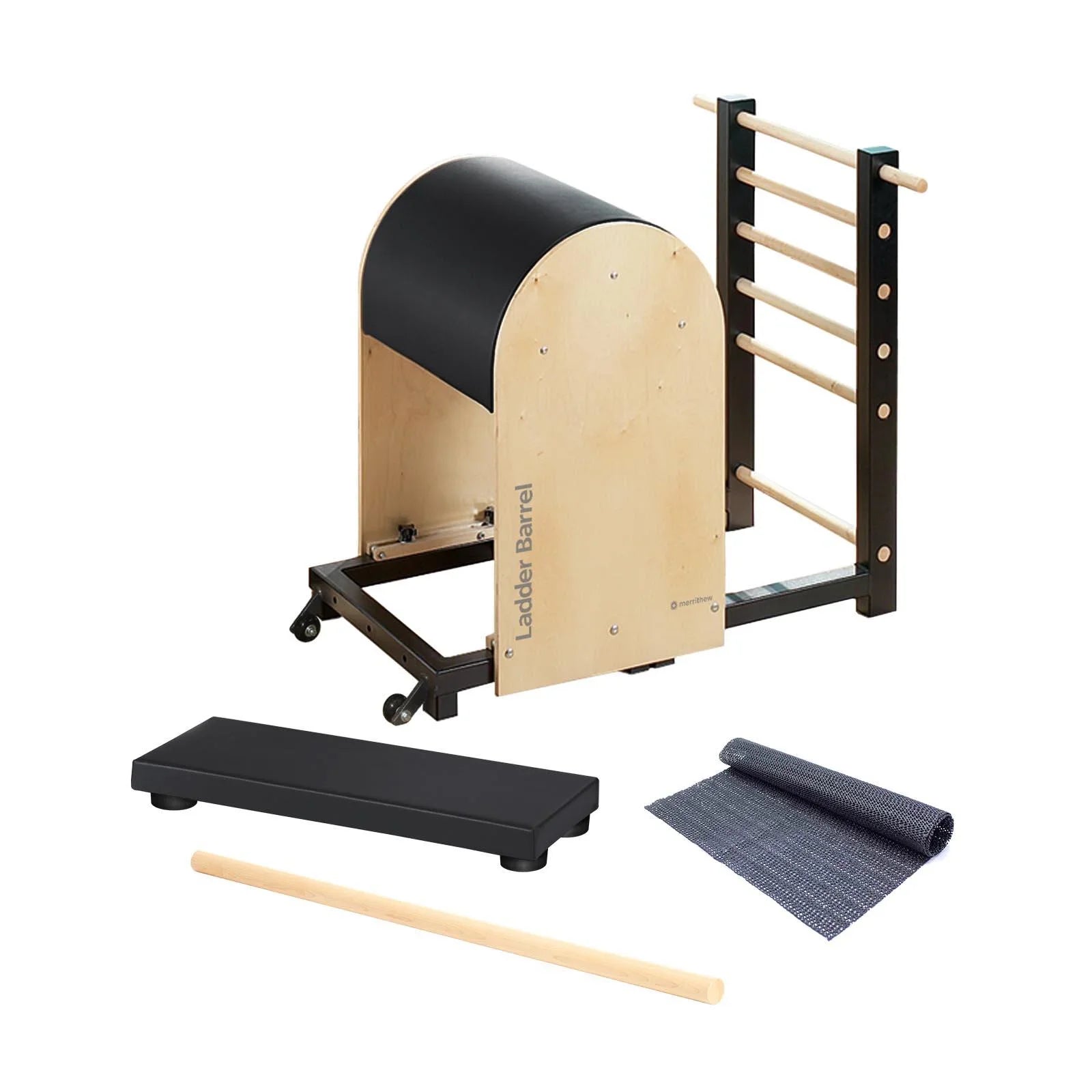 Merrithew™ Pilates Ladder Barrel Bundle Ladder Barrel Merrithew Black  