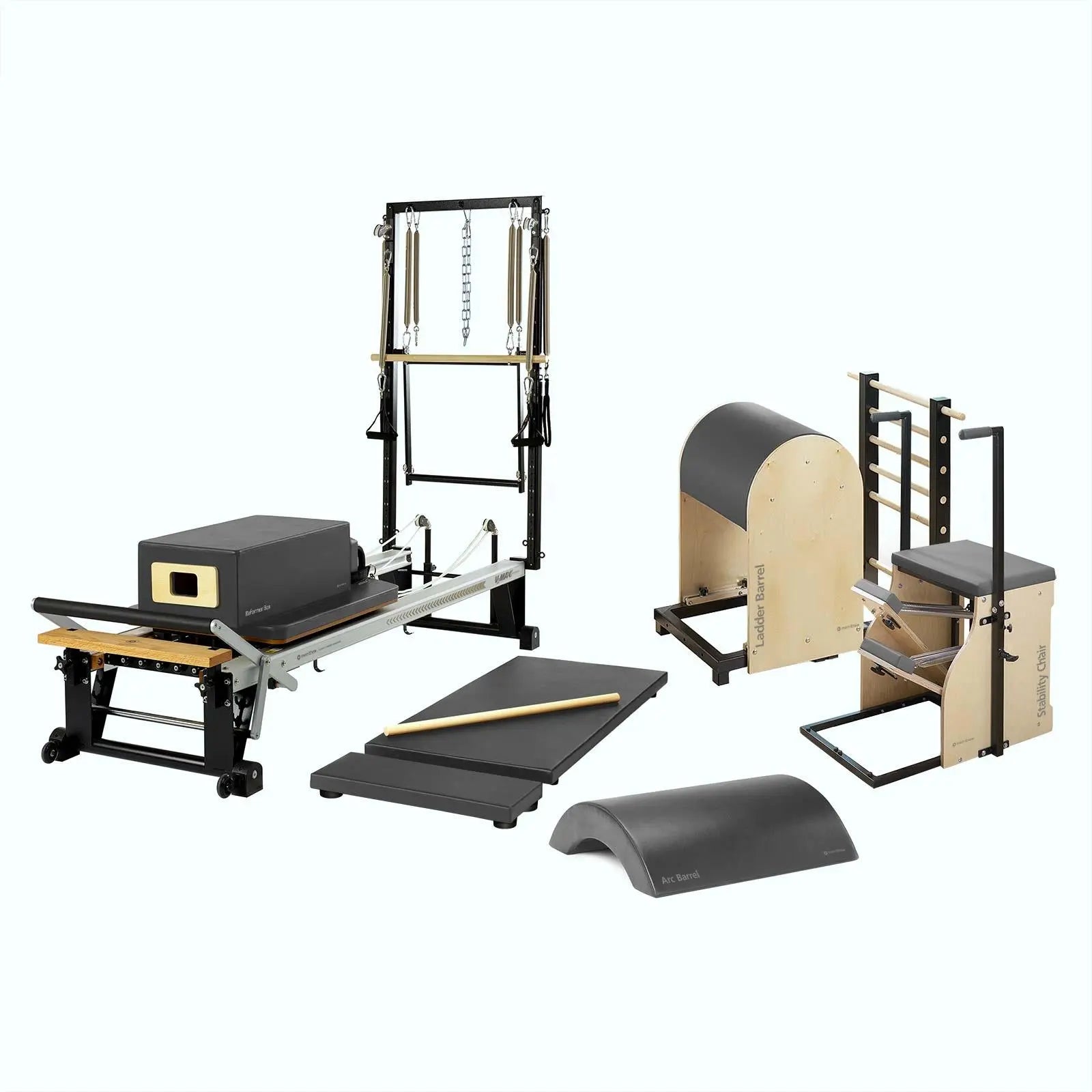 Merrithew™ Pilates One-On-One Studio Bundle Pilates Bundle Merrithew Gunmetal Gray  