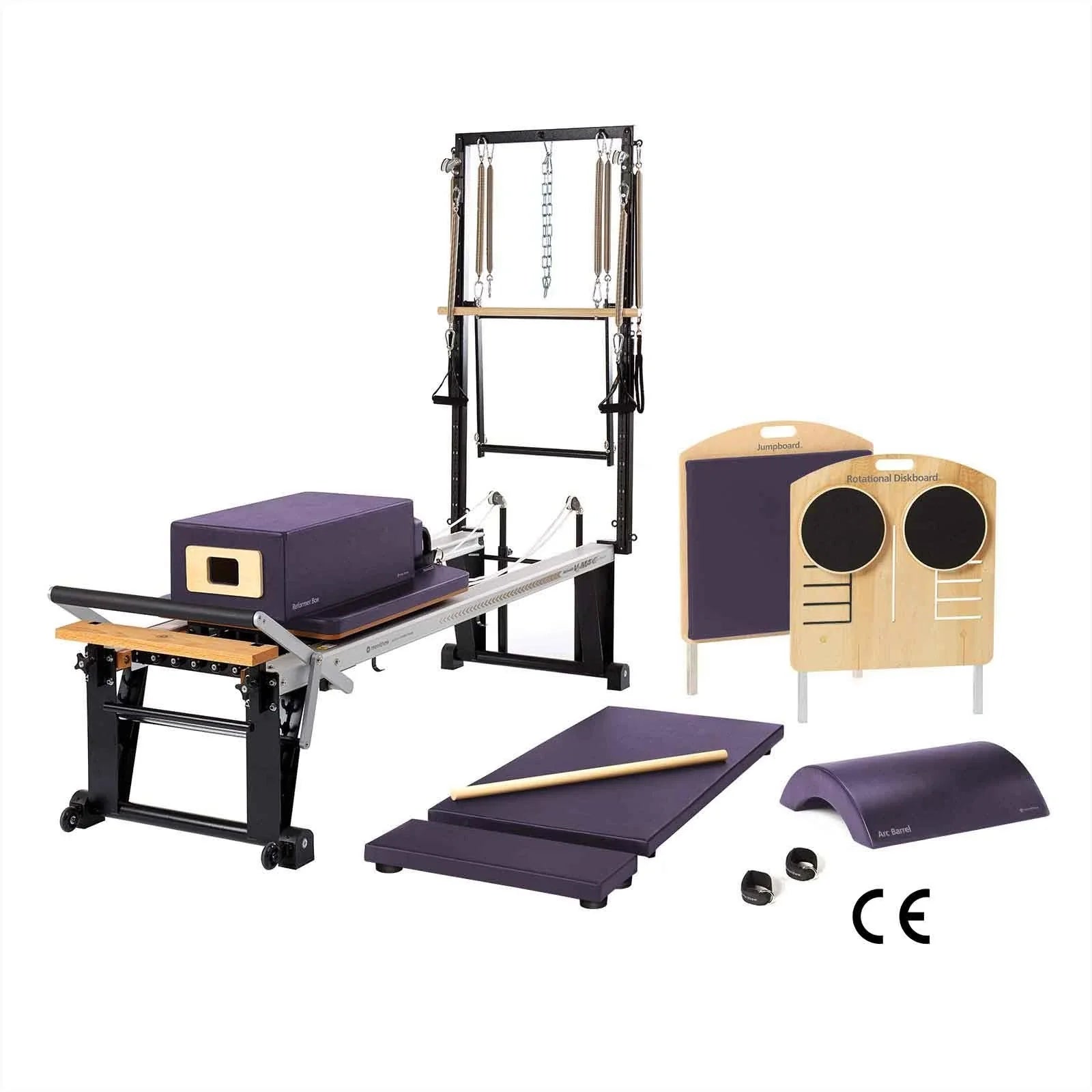 Merrithew™ Pilates Rehab Studio 1 Bundle (Mat/Reformer) Pilates Bundle Merrithew Purple Impulse  