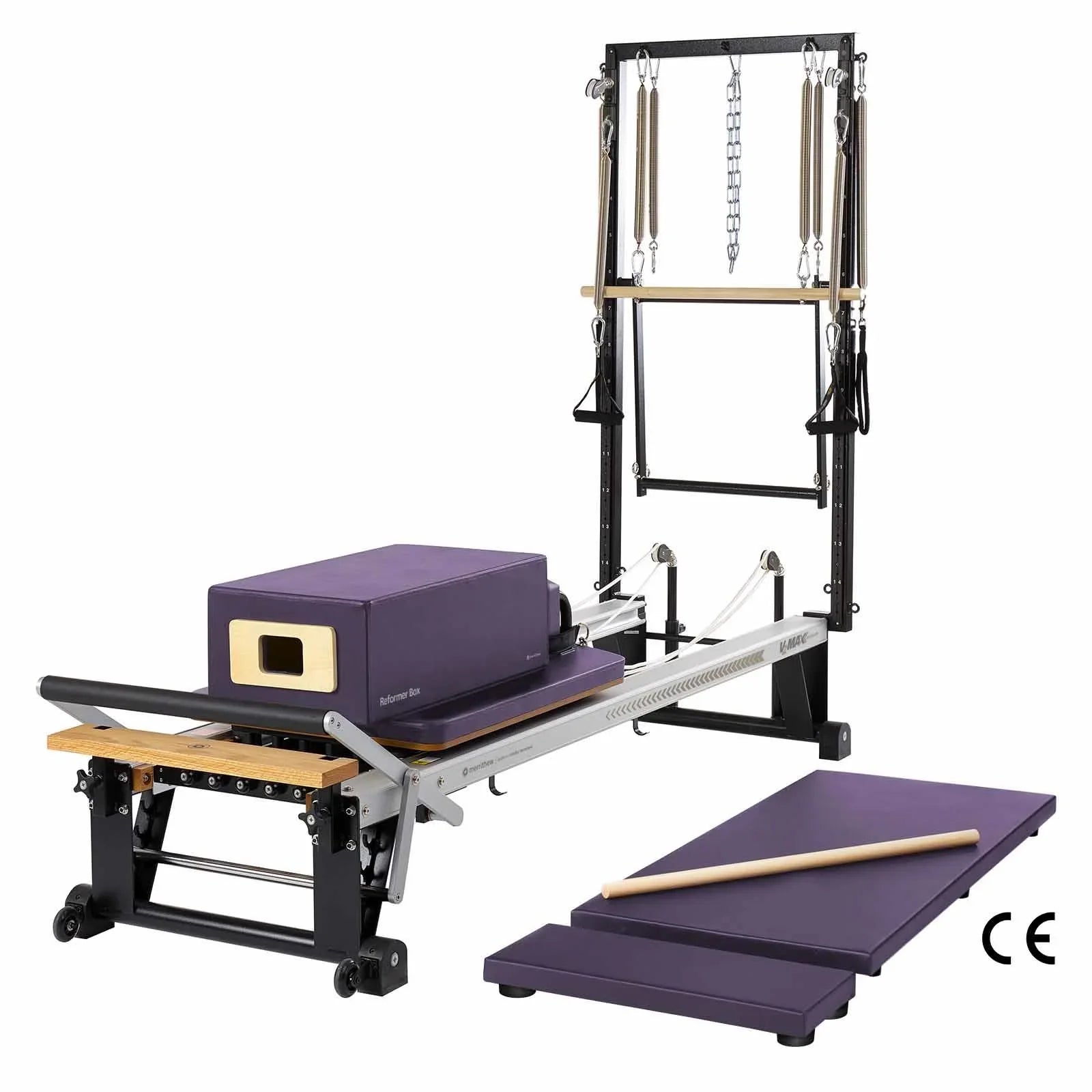 Merrithew™ Pilates V2 Max Plus™ Reformer Bundle Pilates Bundle Merrithew Purple Impulse  