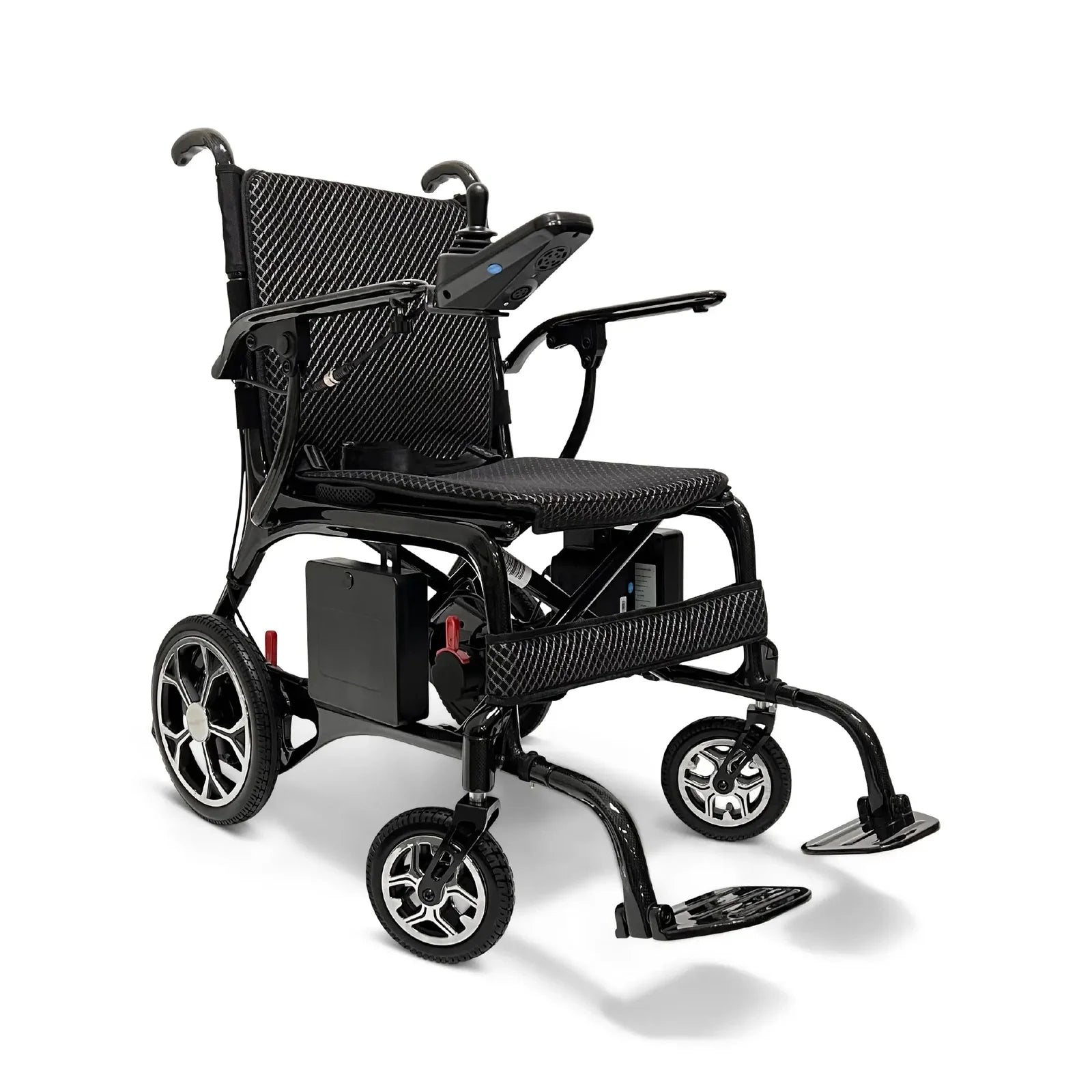 ComfyGO Phoenix Carbon Fiber Remote Controlled Folding Power Wheelchair Power Wheelchairs ComfyGO Standard Textiles (No Remote Control)  
