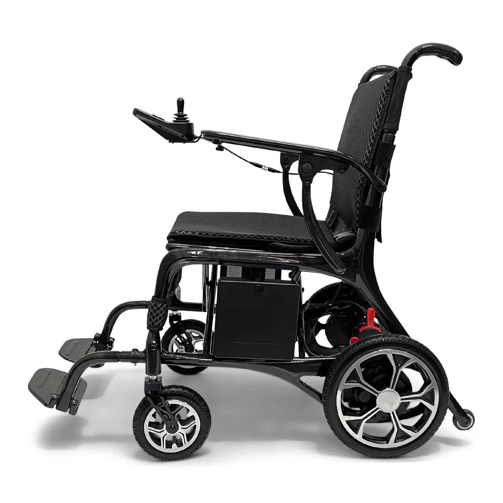 ComfyGO Phoenix Carbon Fiber Remote Controlled Folding Power Wheelchair Power Wheelchairs ComfyGO   