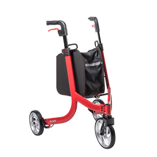 Drive Medical Nitro 3 Wheel Folding Aluminum Rollator Wheelchair - Accessories/Parts Drive Medical Default Title  