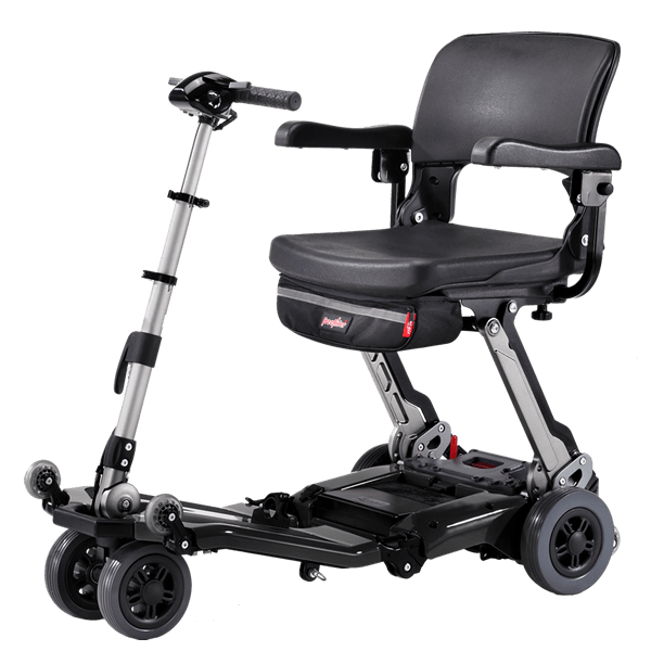 FreeRider Luggie Super Folding Mobility Scooter with Armrest Mobility Scooters FreeRider USA Black  