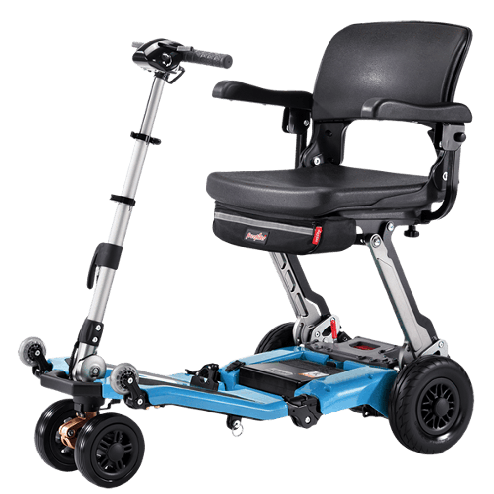 FreeRider Luggie Super Plus 3 Foldable Mobility Scooter Mobility Scooters FreeRider USA Ocean Blue 10.5ah 