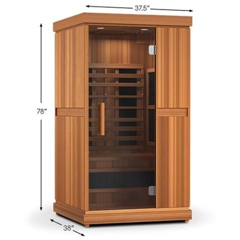 Finnmark FD-1 1-Person Full-Spectrum Infrared Sauna Sauna Finnmark Sauna   