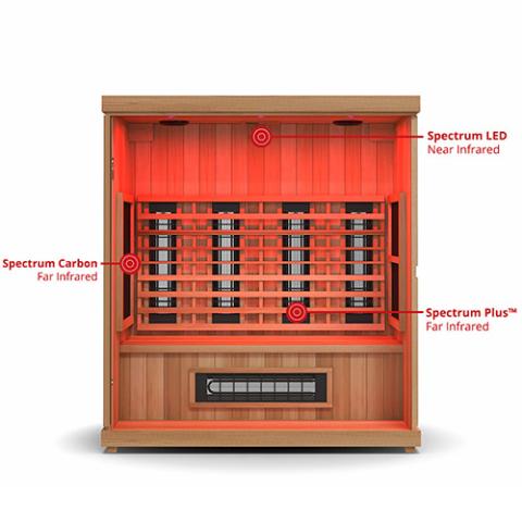 Finnmark FD-3 4-Person Full Spectrum Infrared Sauna Sauna Finnmark Sauna   